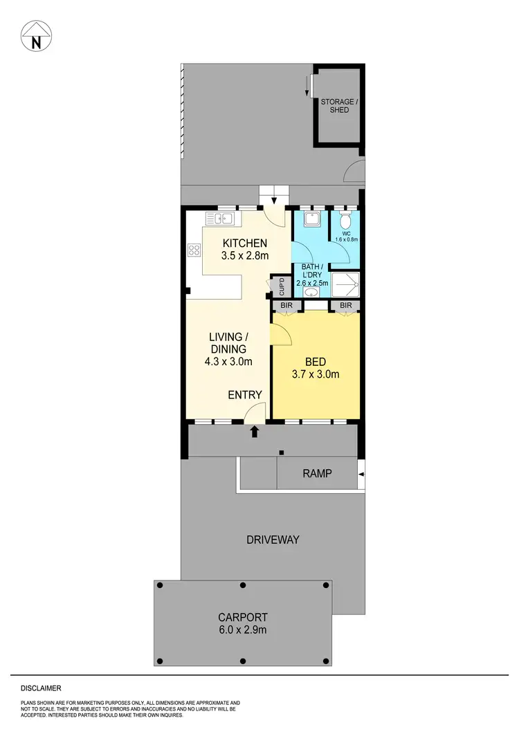 Floorplan of Homely unit listing, 2/106 Leith Street, Redan VIC 3350