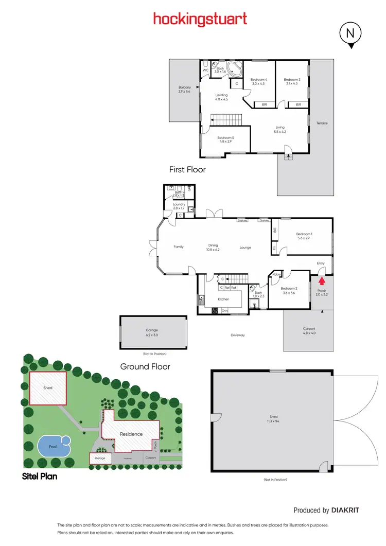 Floorplan of Homely house listing, 52 Whitmuir Road, Mckinnon VIC 3204