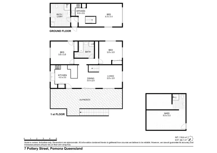 Floorplan of Homely house listing, 7a Pottery Street, Pomona QLD 4568