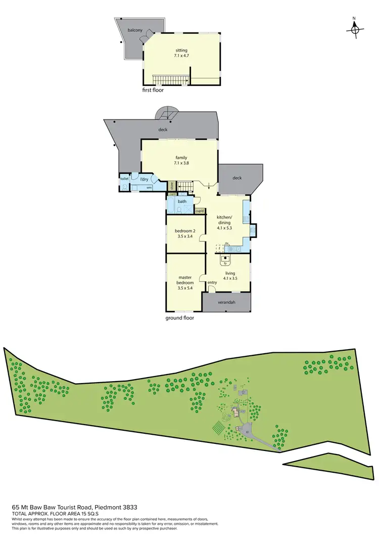 Floorplan of Homely rural property listing, 65 Mt Baw Baw Tourist Road, Piedmont VIC 3833