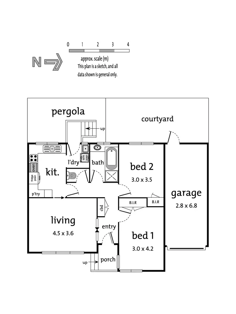 Floorplan of Homely unit listing, 6/27-29 Bourke Street, Ringwood VIC 3134