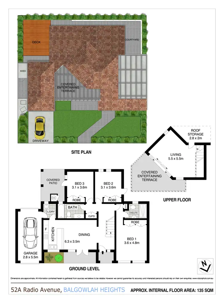 Floorplan of Homely house listing, 52A Radio Avenue, Balgowlah Heights NSW 2093