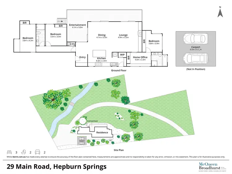 Floorplan of Homely house listing, 29 Main Road, Hepburn Springs VIC 3461