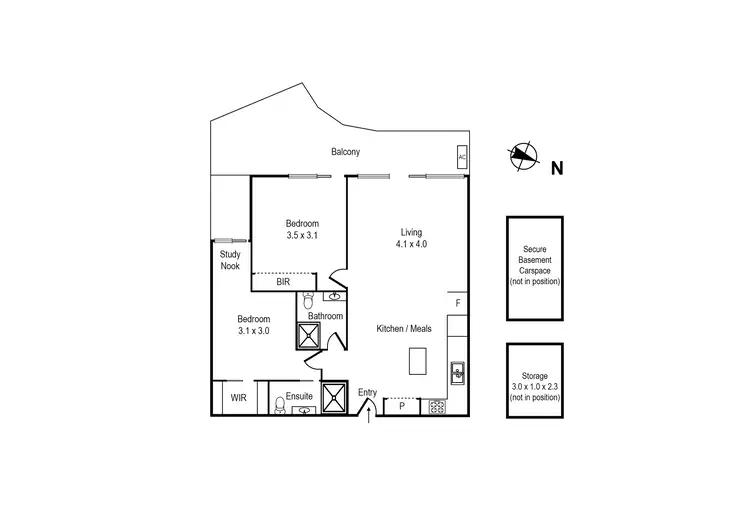 Floorplan of Homely apartment listing, 35/538 Main Street, Mordialloc VIC 3195