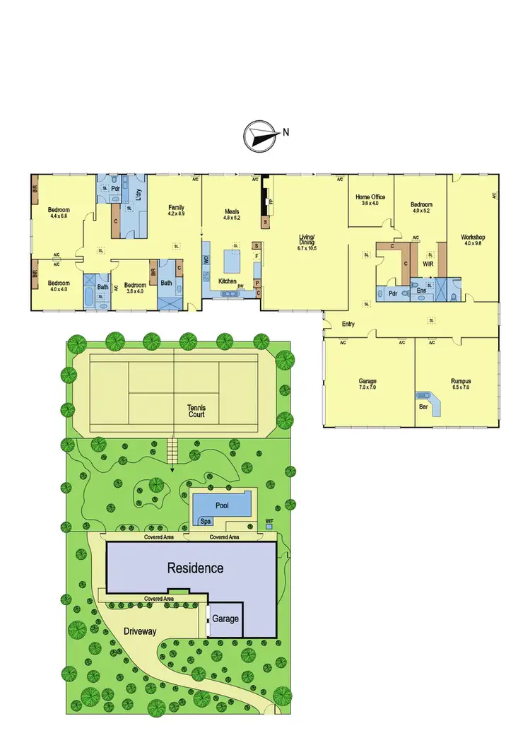 Floorplan of Homely house listing, 5 Kangaroo Ground - St Andrews Road, Kangaroo Ground VIC 3097