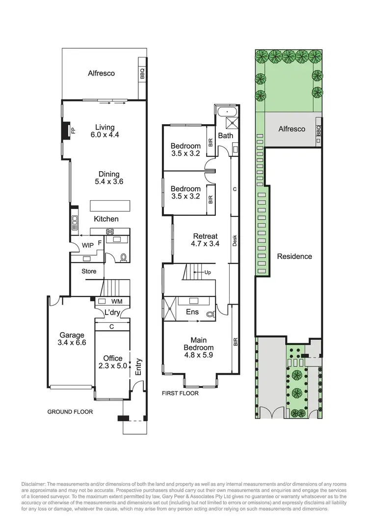 Floorplan of Homely townhouse listing, 49B Rosella Street, Murrumbeena VIC 3163