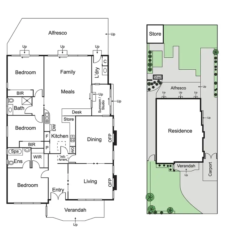 Floorplan of Homely house listing, 217 Centre Road, Bentleigh VIC 3204