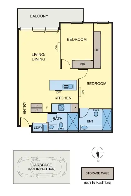 Floorplan of Homely apartment listing, 307/5 Sovereign Point Court, Doncaster VIC 3108