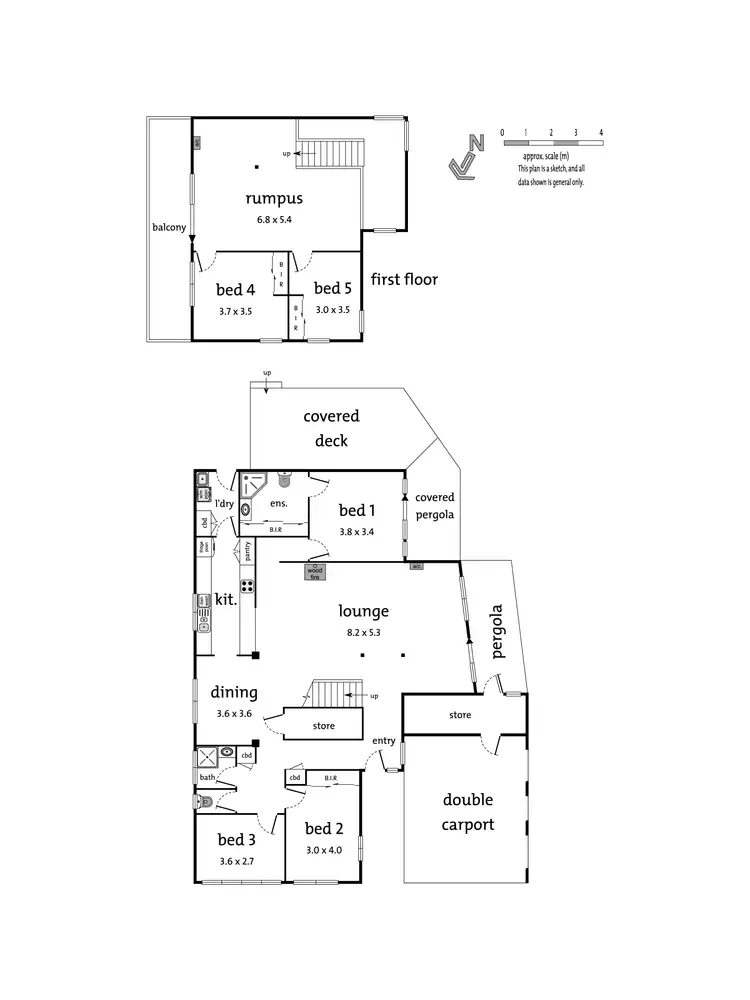 Floorplan of Homely house listing, 6 Grimsby Court, Doncaster East VIC 3109