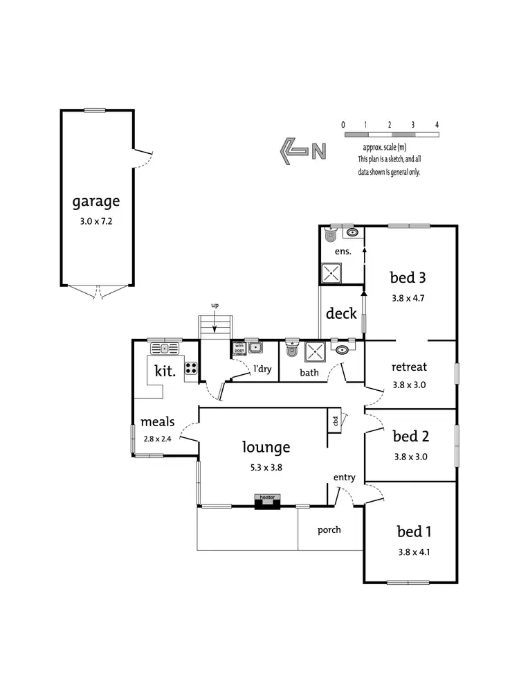 Floorplan of Homely house listing, 5 Langley Street, Ringwood East VIC 3135