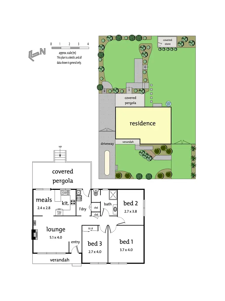Floorplan of Homely house listing, 1 Fletcher Street, Forest Hill VIC 3131