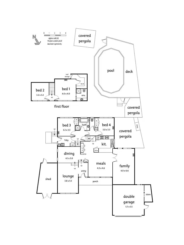 Floorplan of Homely house listing, 12 Fernlea Crescent, Doncaster East VIC 3109