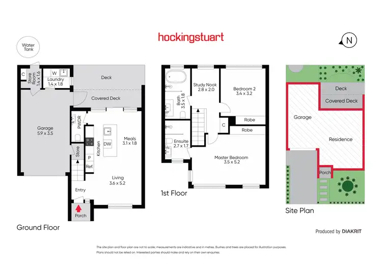 Floorplan of Homely townhouse listing, 24 Wright Street, Carrum VIC 3197