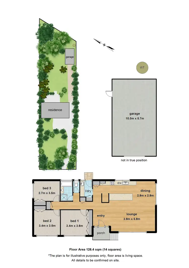 Floorplan of Homely house listing, 7 Seaview Avenue, Ferny Creek VIC 3786