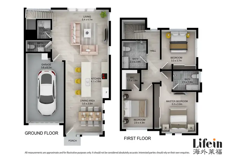 Floorplan of Homely townhouse listing, 17 Grasslands Loop, Keysborough VIC 3173