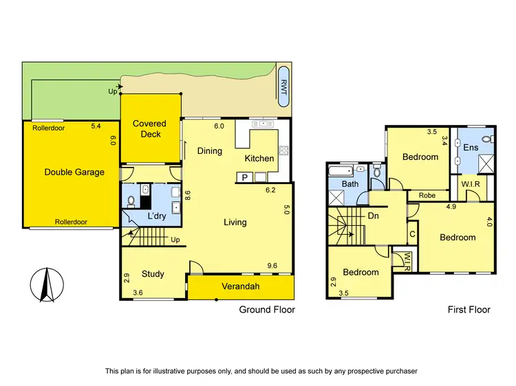 Floorplan of Homely townhouse listing, 2/1123 Main Road, Eltham VIC 3095