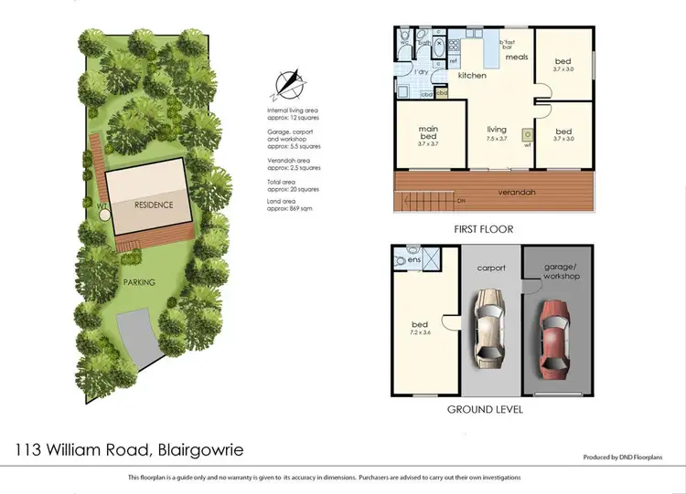 Floorplan of Homely house listing, 113 William Road, Blairgowrie VIC 3942