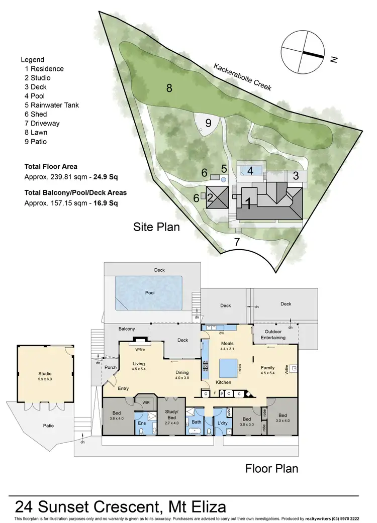 Floorplan of Homely house listing, 24 Sunset Crescent, Mount Eliza VIC 3930