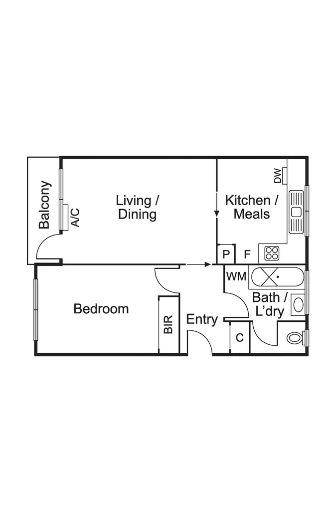 Floorplan of Homely apartment listing, 10/1013 Glen Huntly Road, Caulfield VIC 3162