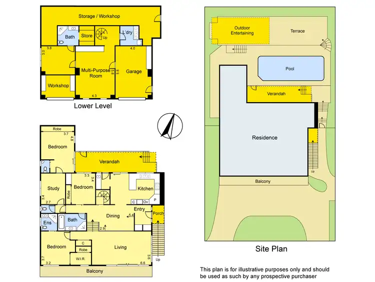 Floorplan of Homely house listing, 19 Booyan Crescent, Greensborough VIC 3088