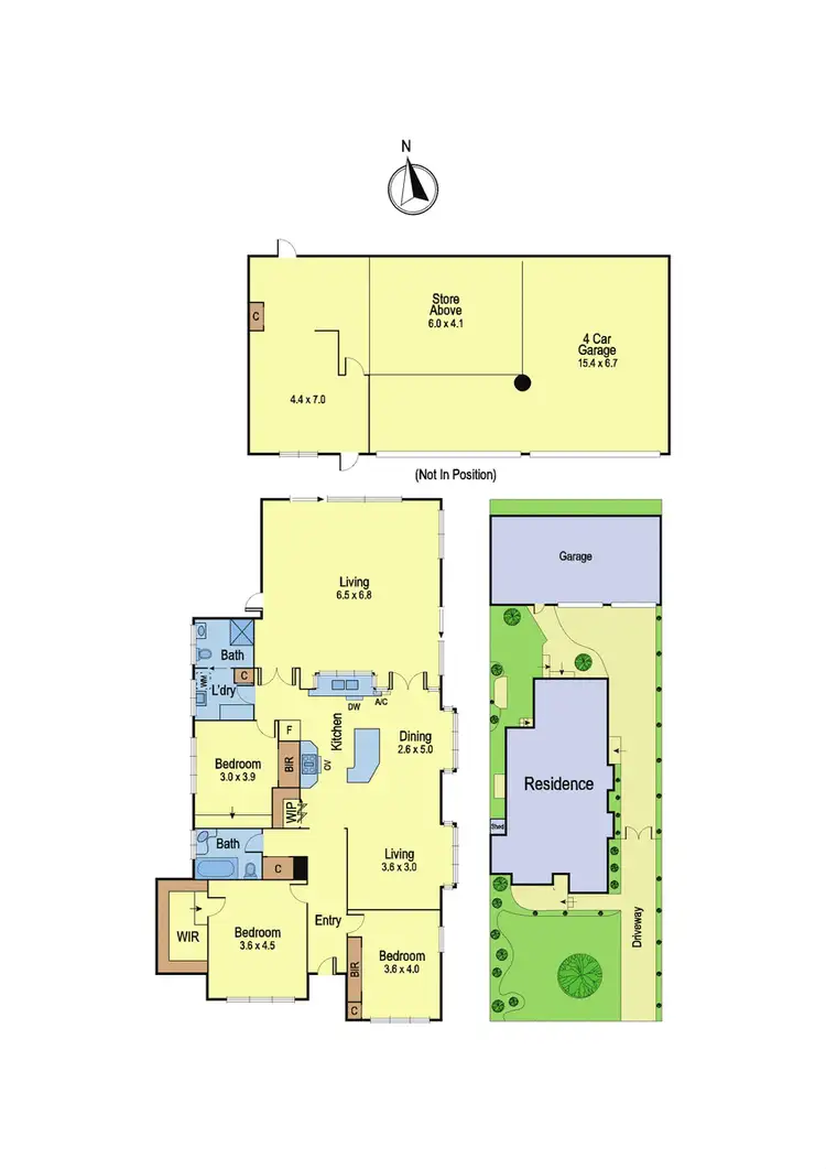 Floorplan of Homely house listing, 23 Santon Street, Greensborough VIC 3088