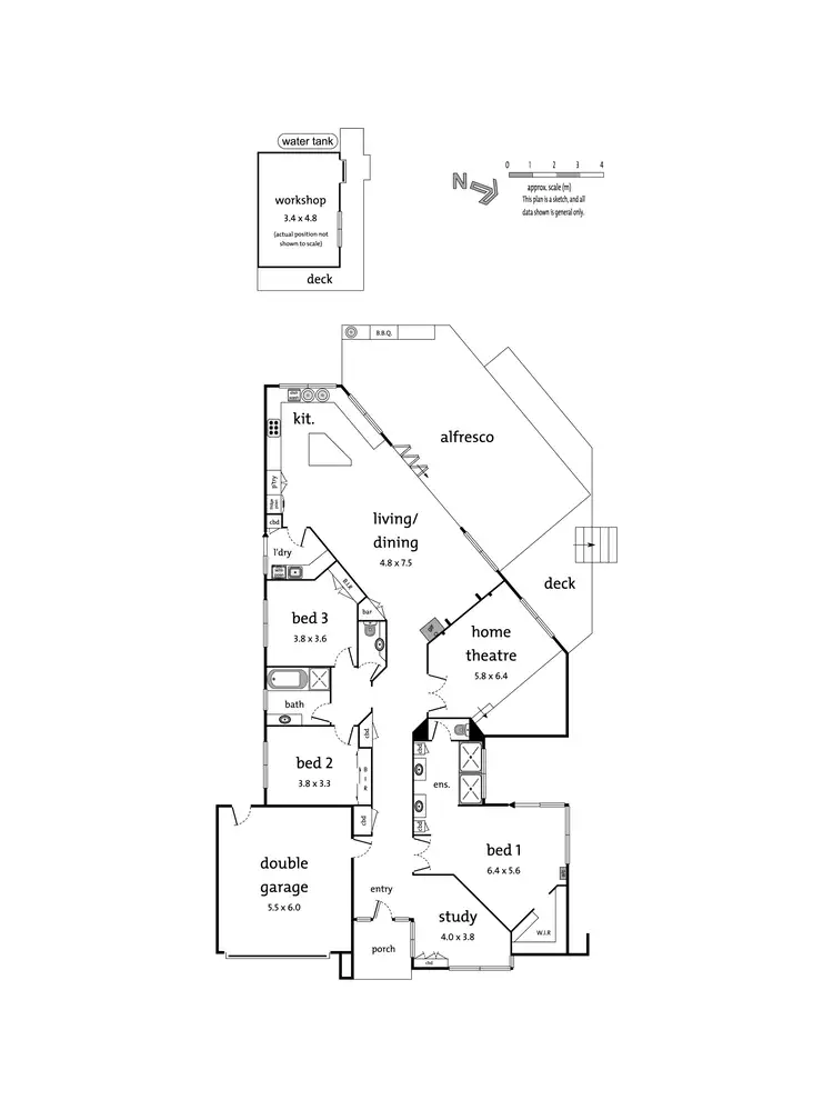 Floorplan of Homely house listing, 36 Andrew Crescent, Croydon South VIC 3136