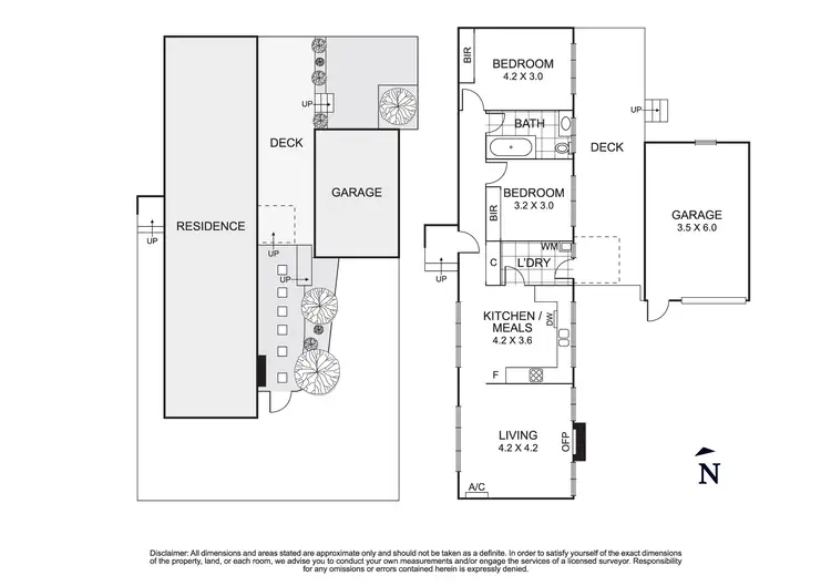 Floorplan of Homely unit listing, 3/1104 Main Road, Eltham VIC 3095