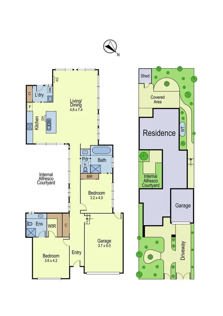 Floorplan of Homely townhouse listing, 4A Lynwood Crescent, Lower Plenty VIC 3093