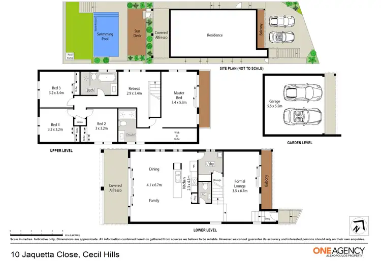 Floorplan of Homely house listing, 10 Jaquetta Close, Cecil Hills NSW 2171