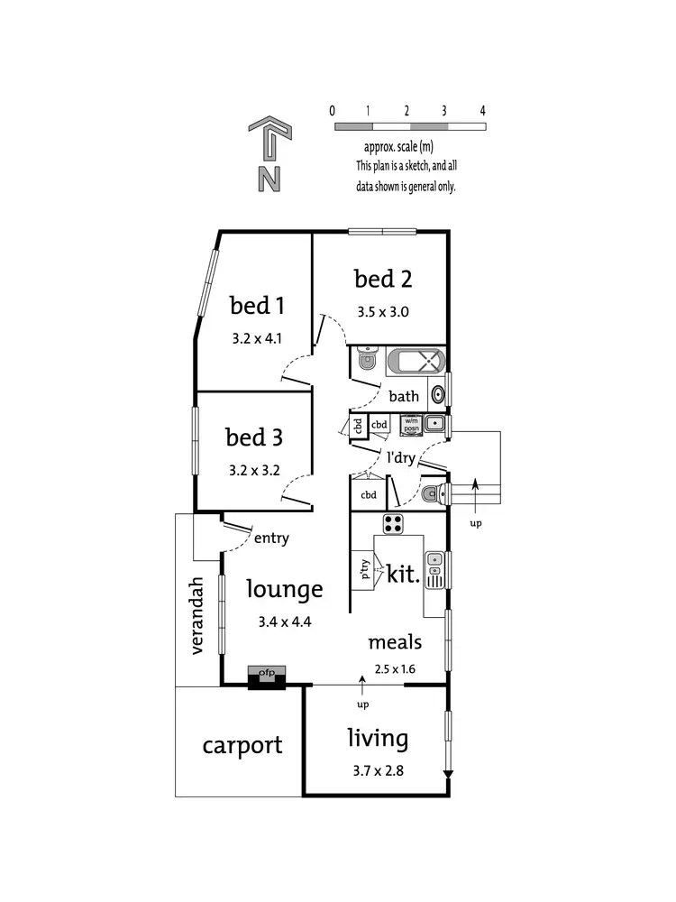 Floorplan of Homely house listing, 1/70 Edina Road, Ferntree Gully VIC 3156