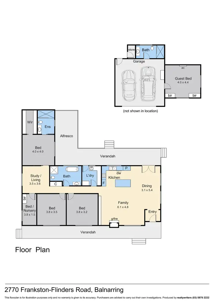 Floorplan of Homely house listing, 2770 Frankston Flinders Road, Balnarring VIC 3926