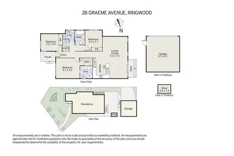 Floorplan of Homely house listing, 28 Graeme Avenue, Ringwood VIC 3134