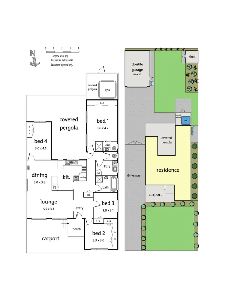 Floorplan of Homely house listing, 14 Sellick Drive, Croydon VIC 3136
