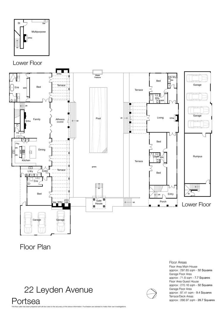 Floorplan of Homely house listing, 22 Leyden Avenue, Portsea VIC 3944