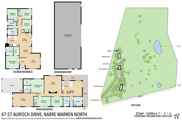 Floorplan of Homely house listing, 47-57 Aurisch Drive, Narre Warren North VIC 3804