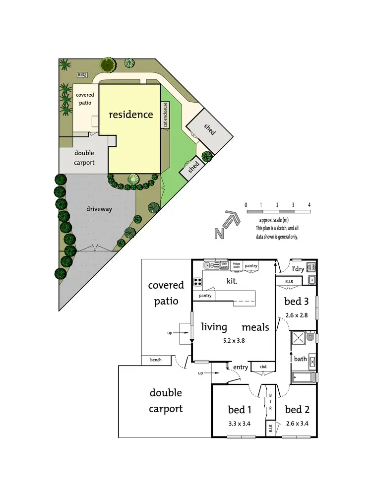 Floorplan of Homely house listing, 19 Allaware Avenue, Croydon VIC 3136
