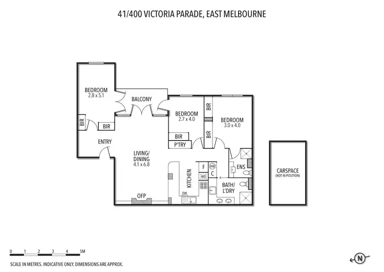 Floorplan of Homely apartment listing, 41/400 Victoria Parade, East Melbourne VIC 3002