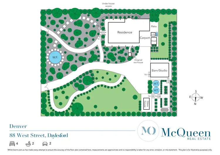 Floorplan of Homely house listing, 88 West Street, Daylesford VIC 3460