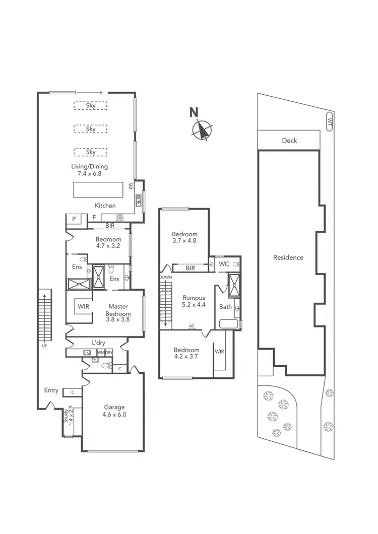 Floorplan of Homely house listing, 8 Warana Way, Mount Eliza VIC 3930