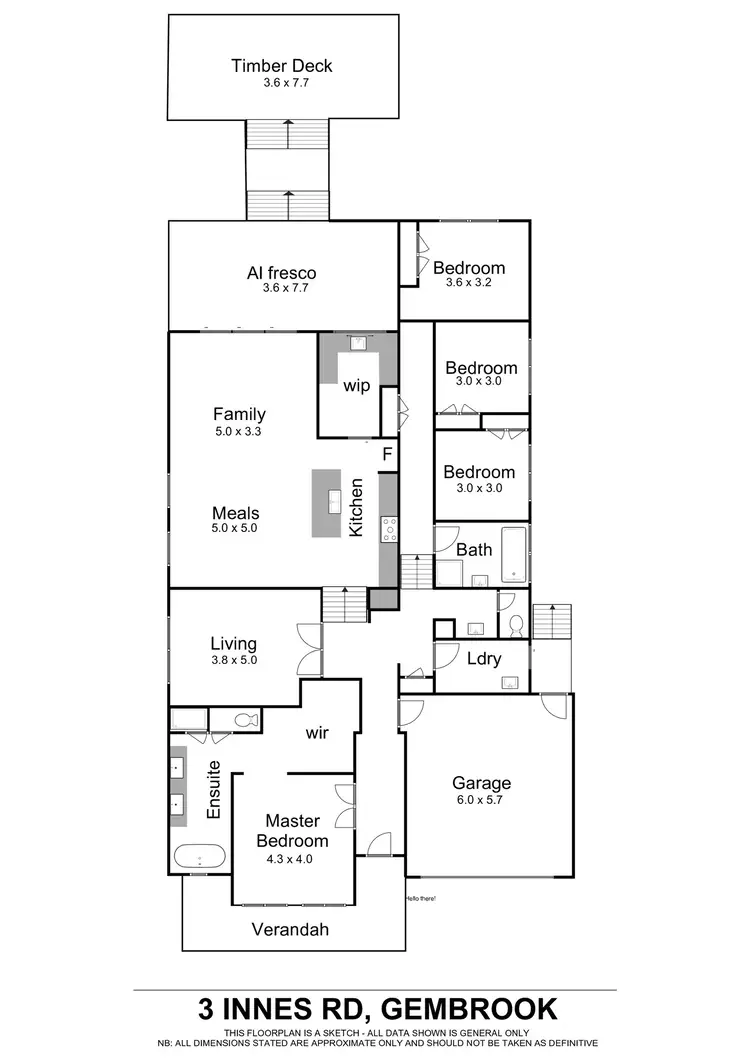 Floorplan of Homely house listing, 3 Innes Road, Gembrook VIC 3783