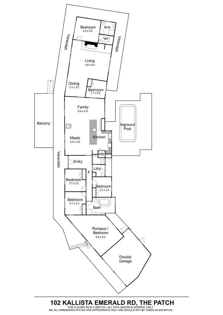 Floorplan of Homely house listing, 102 Kallista Emerald Road, The Patch VIC 3792