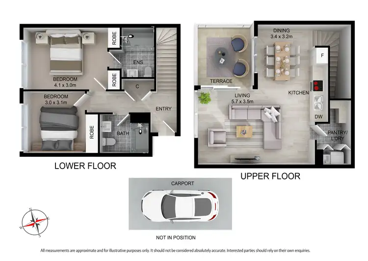 Floorplan of Homely townhouse listing, 11/43 Nicholson Street, Abbotsford VIC 3067