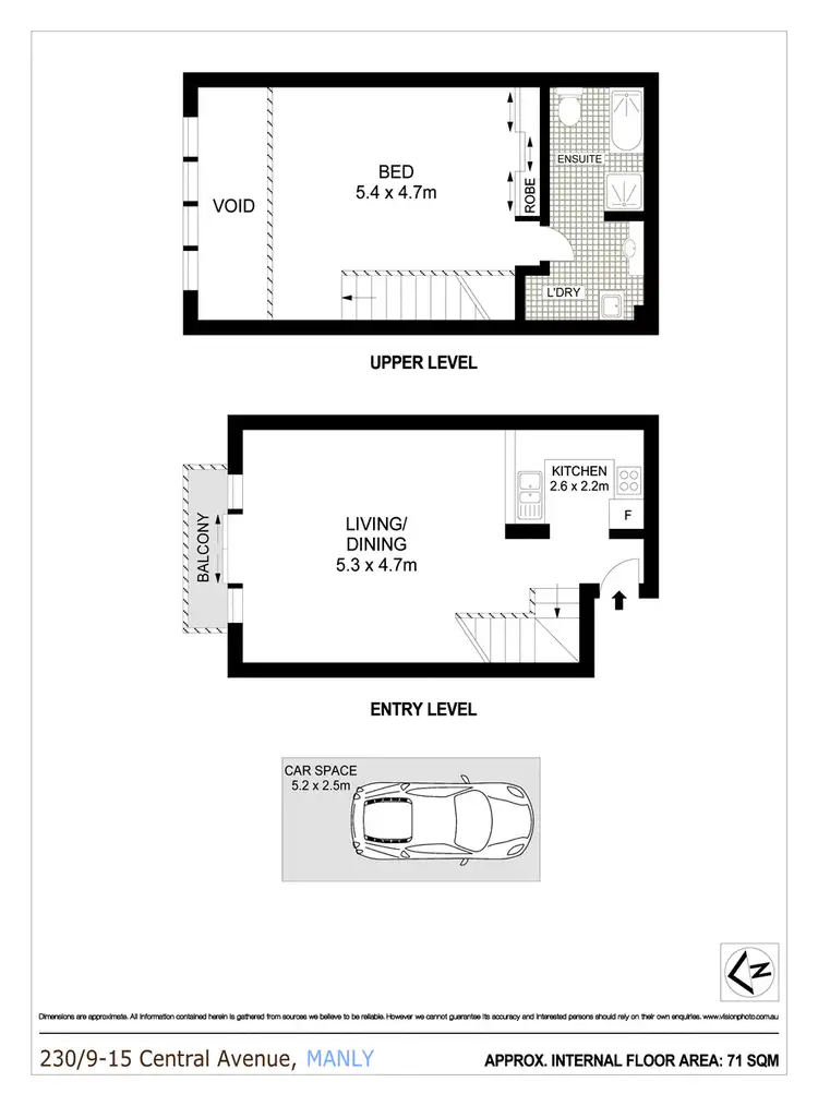 Floorplan of Homely apartment listing, 230/9-15 Central Avenue, Manly NSW 2095