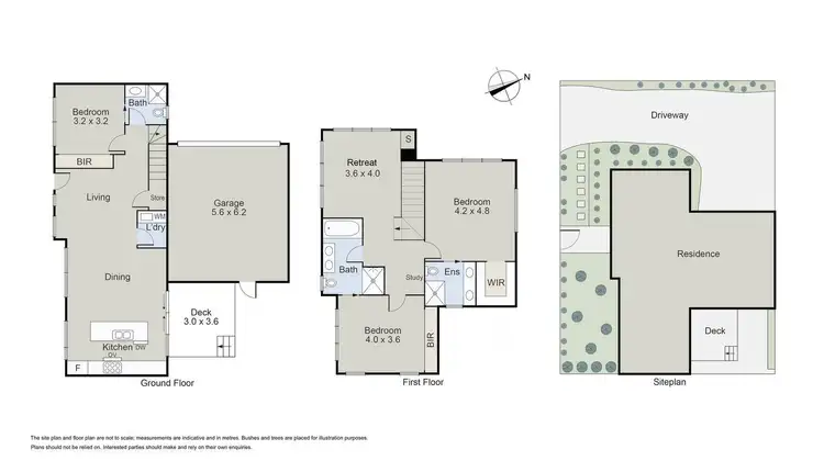 Floorplan of Homely townhouse listing, 1/97 Foote Street, Templestowe Lower VIC 3107
