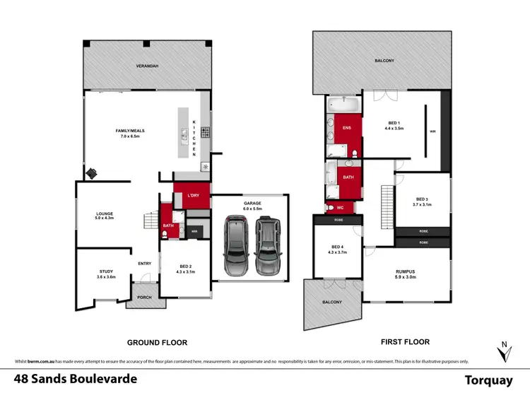 Floorplan of Homely house listing, 48 Sands Boulevard, Torquay VIC 3228