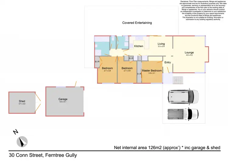 Floorplan of Homely house listing, 30 Conn Street, Ferntree Gully VIC 3156