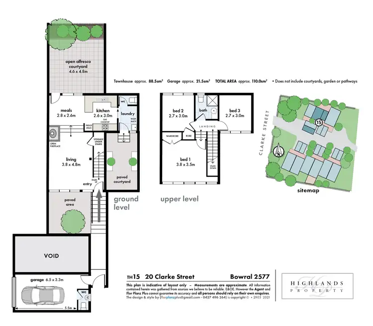 Floorplan of Homely townhouse listing, 15/20 Clarke Street, Bowral NSW 2576