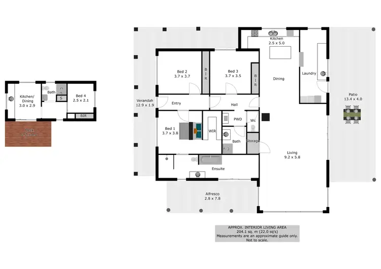 Floorplan of Homely house listing, 1097 Beechworth Wodonga Road, Wooragee VIC 3747