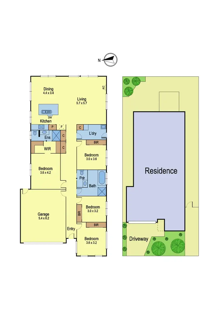 Floorplan of Homely house listing, 3 Nissoria Avenue, Mernda VIC 3754