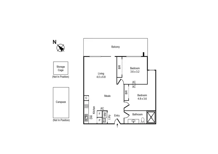 Floorplan of Homely apartment listing, 204/67-71 Barkly Street, Mordialloc VIC 3195